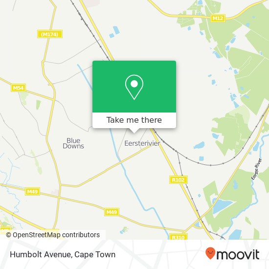Humbolt Avenue map