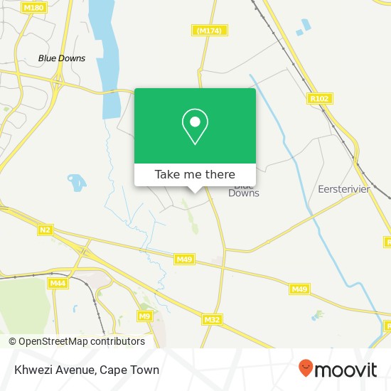 Khwezi Avenue map