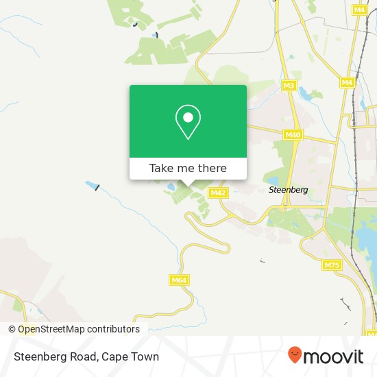Steenberg Road map