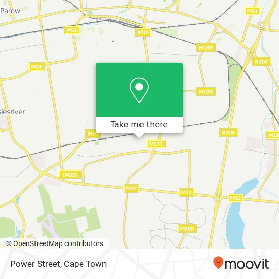 Power Street map