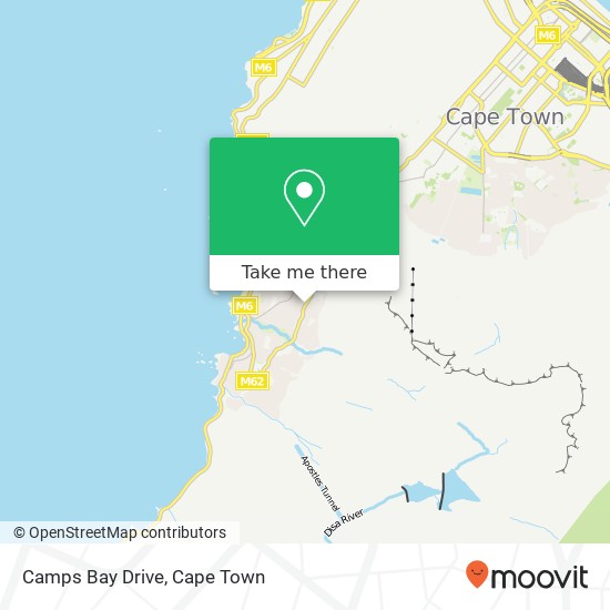 Camps Bay Drive map