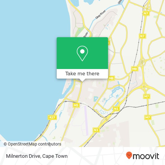 Milnerton Drive map