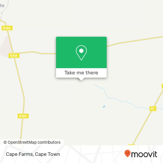 Cape Farms map