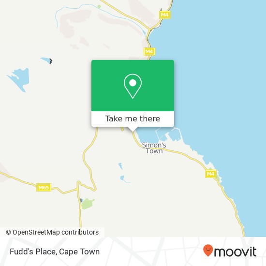 Fudd's Place, St Georges St Simon's Town Cape Town 7975 map