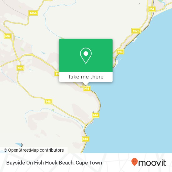 Bayside On Fish Hoek Beach, Beach Rd Fish Hoek Cape Town 7975 map