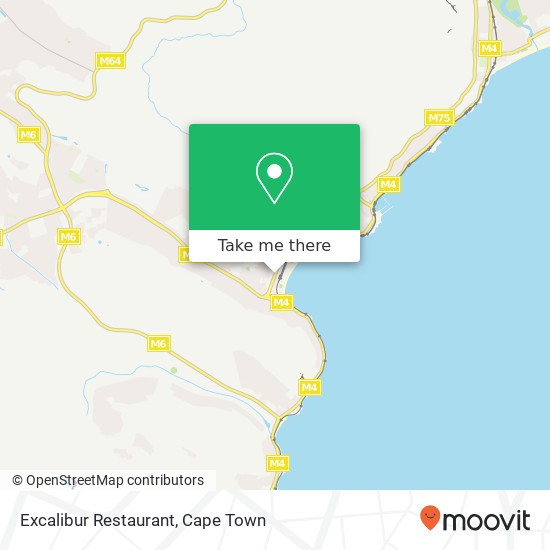 Excalibur Restaurant, Main Rd Fish Hoek Cape Town 7975 map