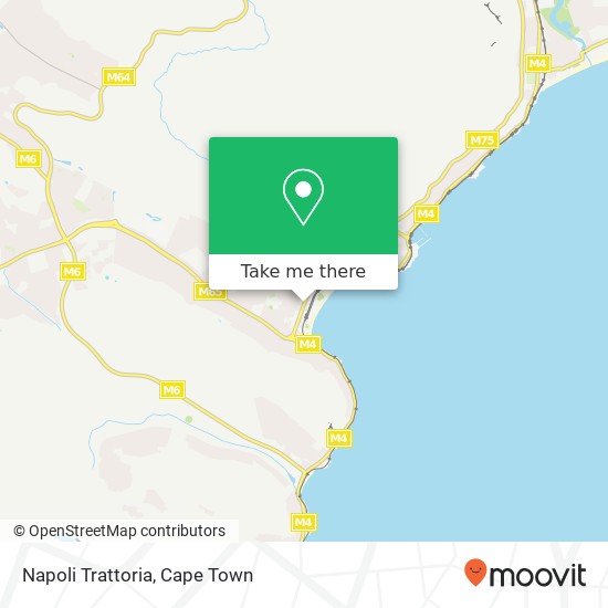 Napoli Trattoria, Main Rd Fish Hoek Cape Town 7975 map