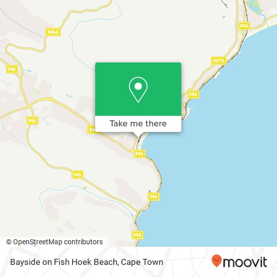 Bayside on Fish Hoek Beach, Beach Rd Fish Hoek 7975 map