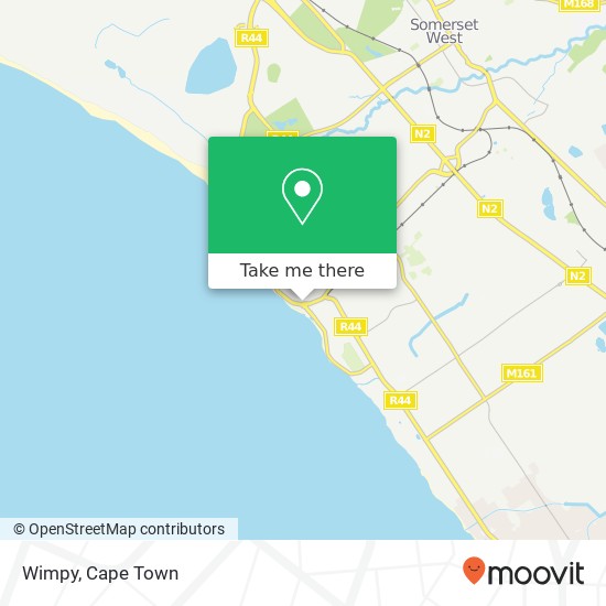 Wimpy, Main Rd Strand Cape Town 7140 map