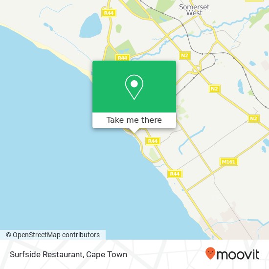 Surfside Restaurant, Beach Rd Van Ryneveld Cape Town 7140 map