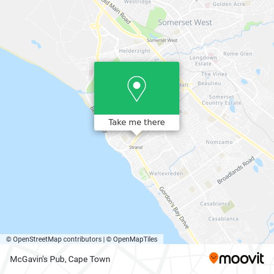 McGavin's Pub map