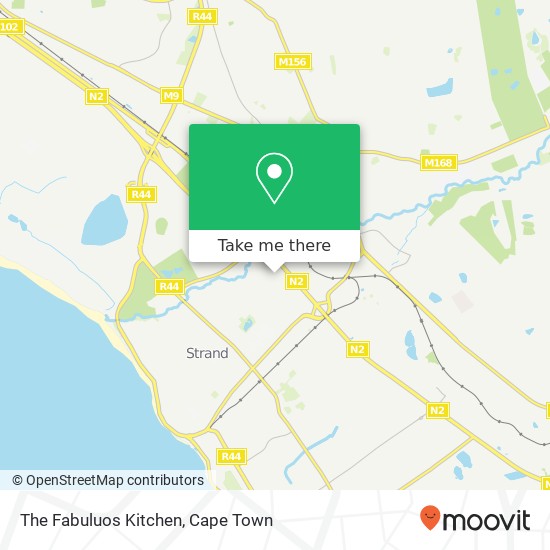 The Fabuluos Kitchen, Koorzen St Gants Plaza Cape Town 7140 map