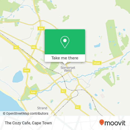 The Cozy Cafe, Bright St Andas Estate Cape Town map