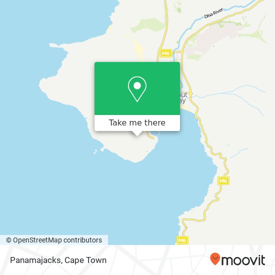 Panamajacks, Karbonkel Rd Hout Bay 7806 map