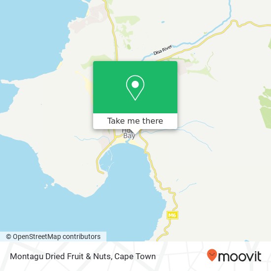 Montagu Dried Fruit & Nuts, Melkhout Cres Scott Estate Hout Bay 7945 map
