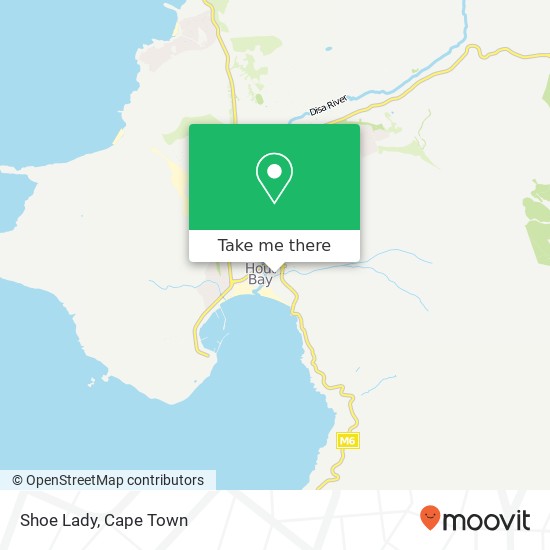 Shoe Lady, Mainstream Ave Hout Bay Cape Town 7806 map