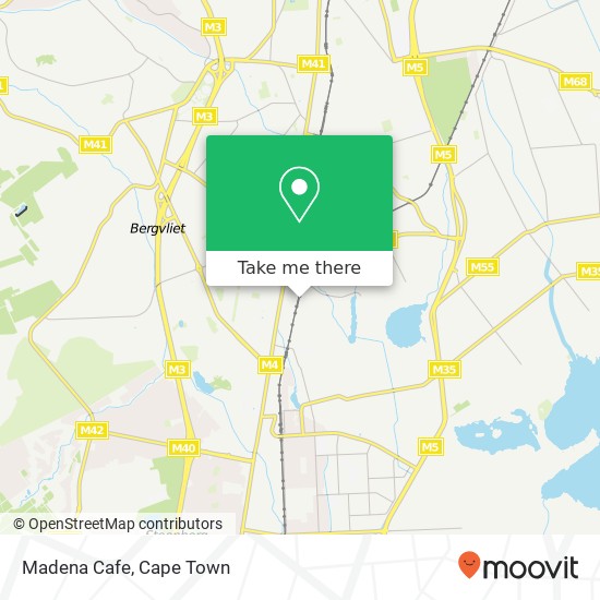 Madena Cafe, Station Rd Heathfield Cape Town 7945 map