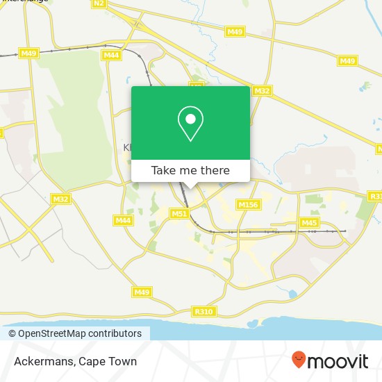 Ackermans, Ekuphumleni Cape Town 7550 map