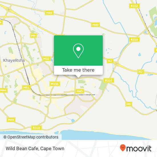Wild Bean Cafe, Jeff Masemola Rd Khayelitsha Cape Town 7784 map