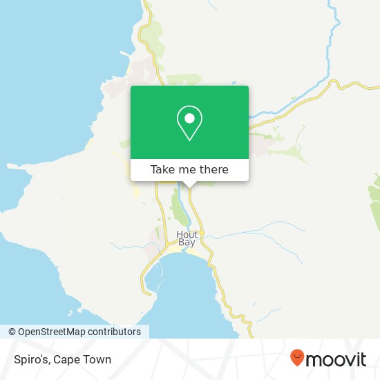 Spiro's, Hout Bay Main Rd Penzance Estate Hout Bay 7806 map