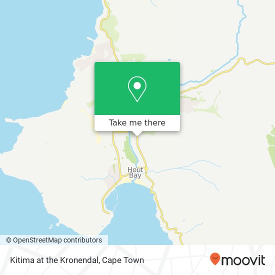 Kitima at the Kronendal, Hout Bay Main Rd Penzance Estate Hout Bay 7806 map