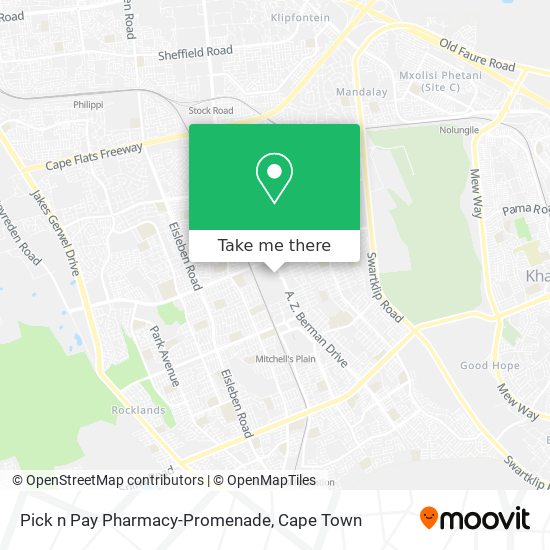 Pick n Pay Pharmacy-Promenade map