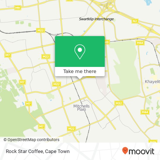 Rock Star Coffee, Morgenster Rd Mitchells Plain Cape Town 7785 map