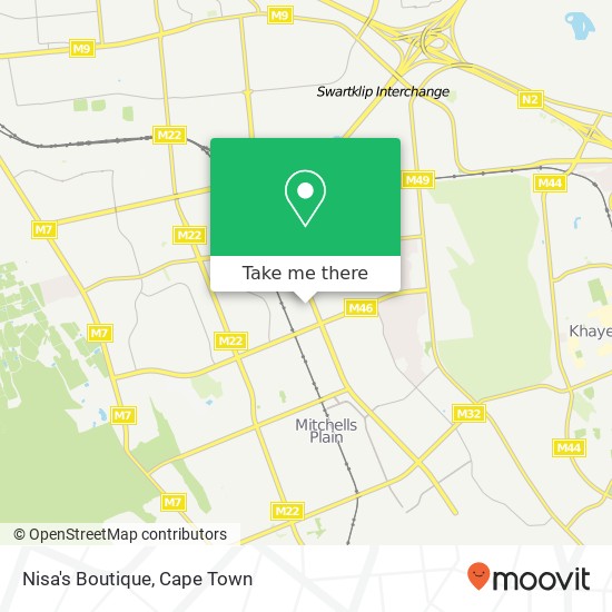 Nisa's Boutique, Tuberose St Lentegeur Cape Town 7785 map