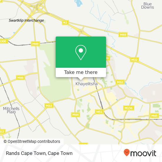 Rands Cape Town, Makabeni Rd Village V1 North Khayelitsha 7784 map