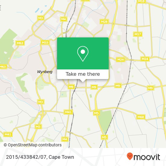 2015 / 433842 / 07, 46, Goldbourne Rd Kenilworth Cape Town 7708 map