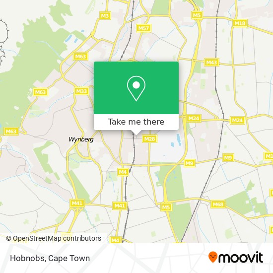 Hobnobs map