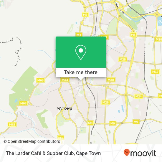 The Larder Café & Supper Club, 8, Grove Ave Claremont Cape Town 7708 map