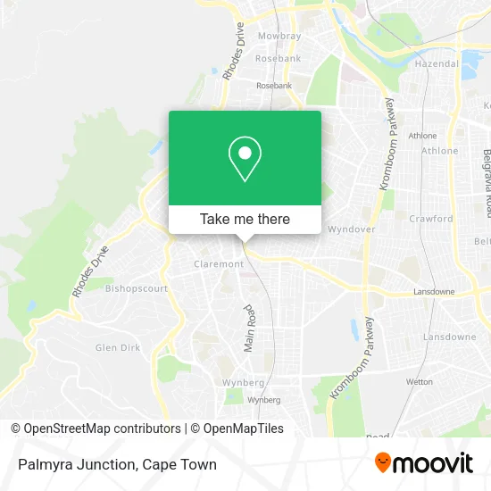Palmyra Junction map