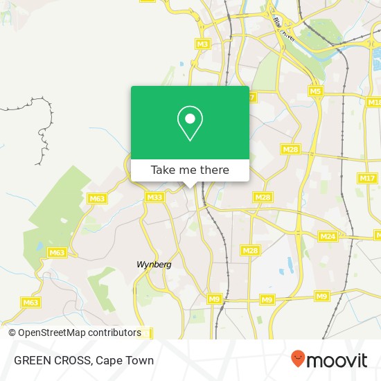 GREEN CROSS, Dreyers St Claremont Cape Town 7708 map