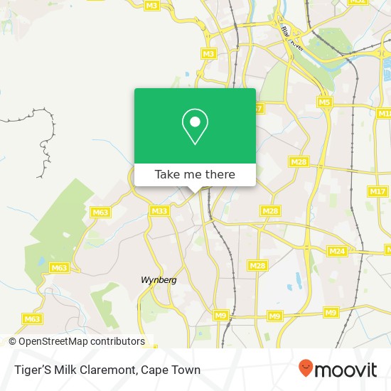 Tiger’S Milk Claremont, Dreyers St Claremont Cape Town 7708 map