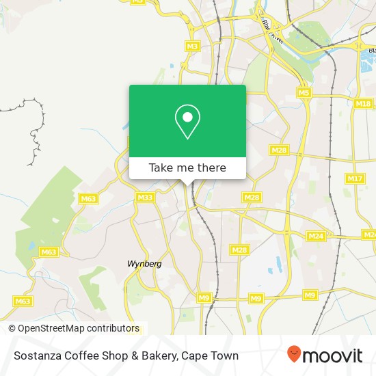 Sostanza Coffee Shop & Bakery, Central Rd Claremont Cape Town 7708 map