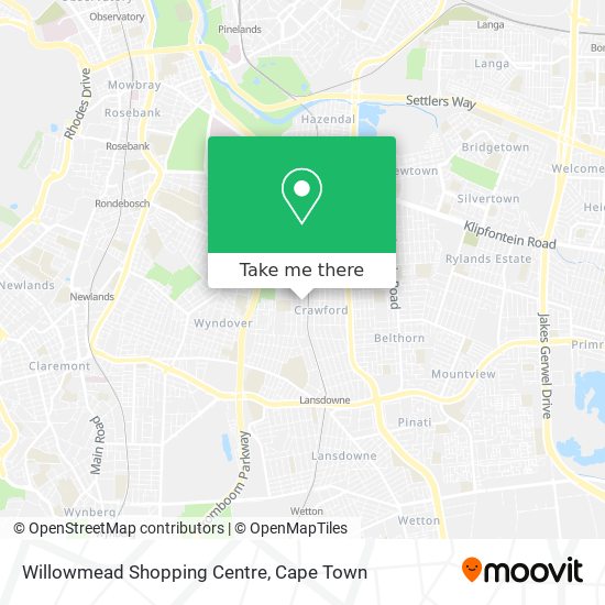 Willowmead Shopping Centre map