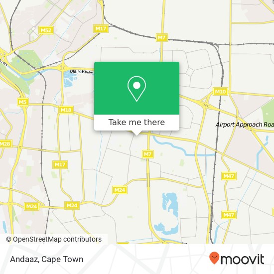 Andaaz, Klipfontein St Gatesville Cape Town 7764 map