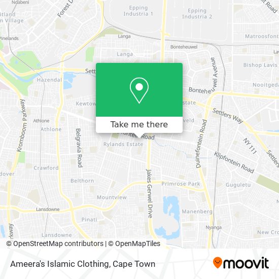 Ameera's Islamic Clothing map