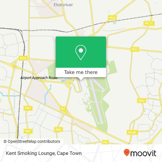 Kent Smoking Lounge, Boquinar Industrial Area Matroosfontein 7550 map