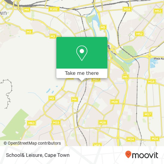 School& Leisure, 95, Main Rd Rondebosch Cape Town 7700 map