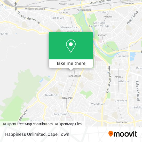Happiness Unlimited map