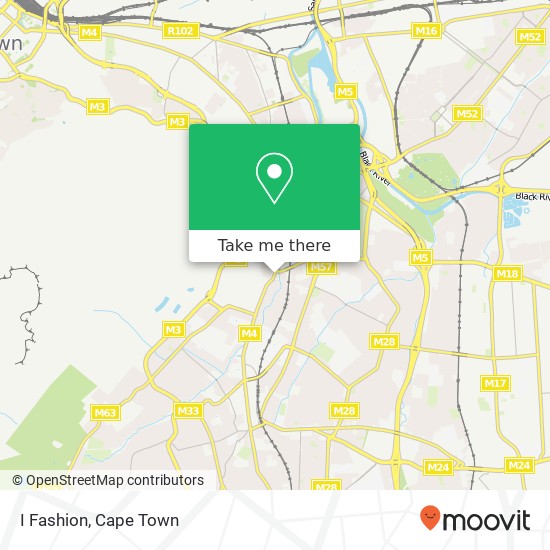 I Fashion, 95, Main Rd Rondebosch Cape Town 7700 map