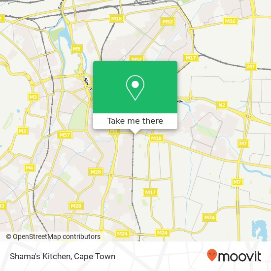 Shama's Kitchen, Old Klipfontein Rd Athlone Cape Town 7764 map