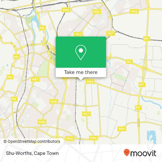 Shu-Worths, Old Klipfontein Rd Athlone Cape Town 7764 map