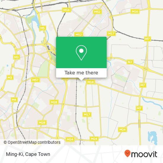 Ming-Ki, Old Klipfontein Rd Athlone Cape Town 7764 map