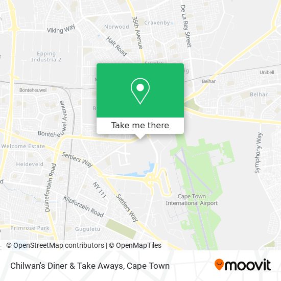 Chilwan's Diner & Take Aways map