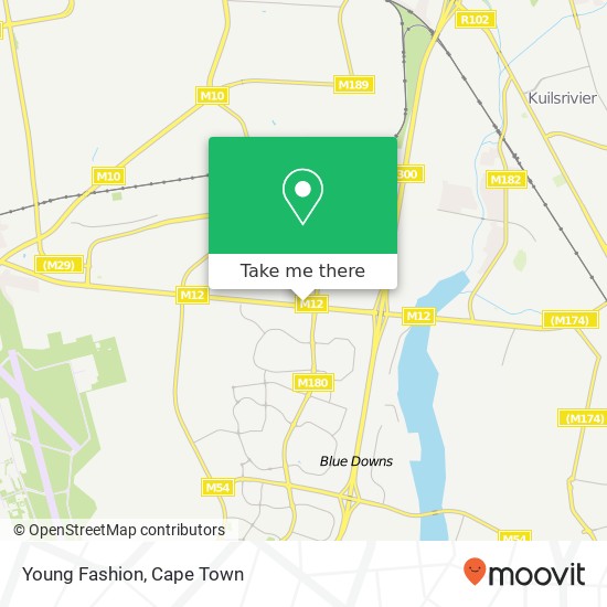 Young Fashion, Belhar 16 Cape Town 7493 map