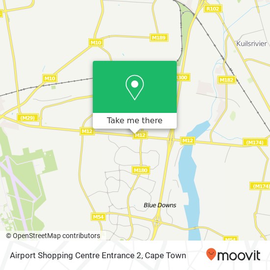 Airport Shopping Centre Entrance 2 map