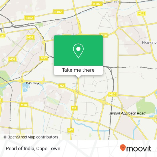 Pearl of India, Jakes Gerwel Dr. Bonteheuwel Athlone 7550 map